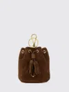 Prada Key Tag In Brown