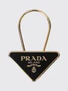 Prada Key Ring In Gold