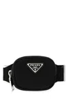 Prada Men Black Nylon Cuff In Black