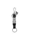 Prada Keychain With Buckle In Black  