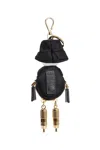 Prada Keychains In Black