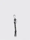 Prada Speedrock Cord Key Ring In Black