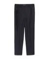 Prada Kid Mohair Pants In Black