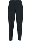 Prada Kid Mohair Pants In Black