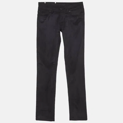 Pre-owned Prada Kids Navy Blue Corduroy Jeans 12 Yrs/waist 28"