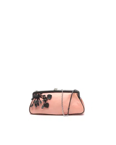 Prada Kisslock Bag In Pink
