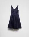 Prada Mini Dress In Navy