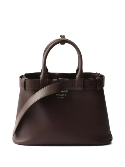 PRADA SMALL BELT-DETAIL HANDBAG