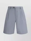 Prada Knee Length Monochrome Pattern Shorts