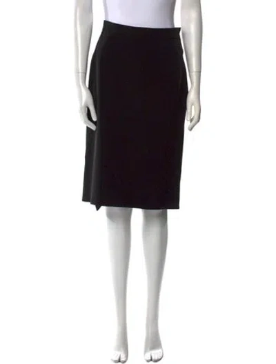 Pre-owned Prada Knee-length Skirt In Black
