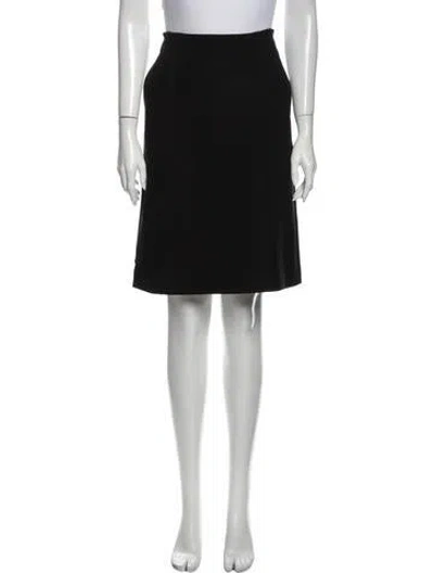 Pre-owned Prada Knee-length Skirt In Black