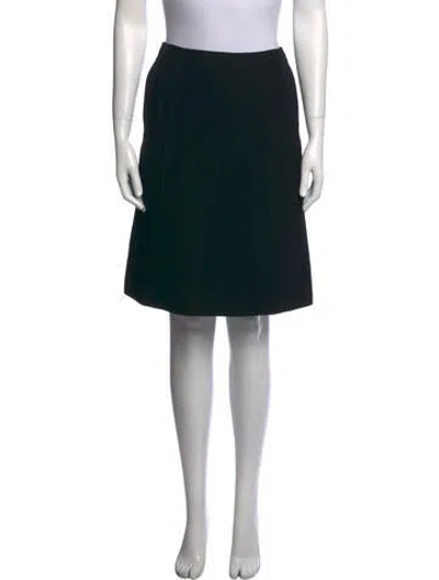 Pre-owned Prada Knee-length Skirt In Black