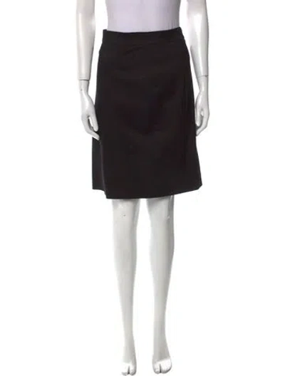 Pre-owned Prada Knee-length Skirt In Black