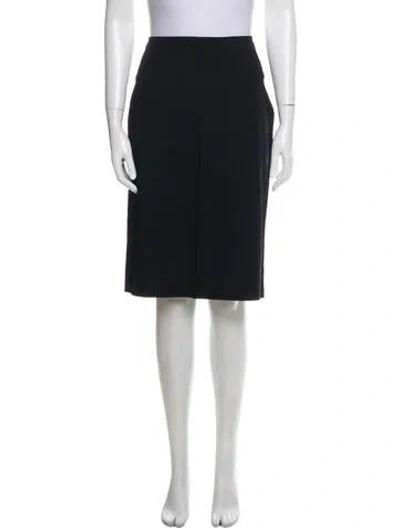 Pre-owned Prada Knee-length Skirt In Black