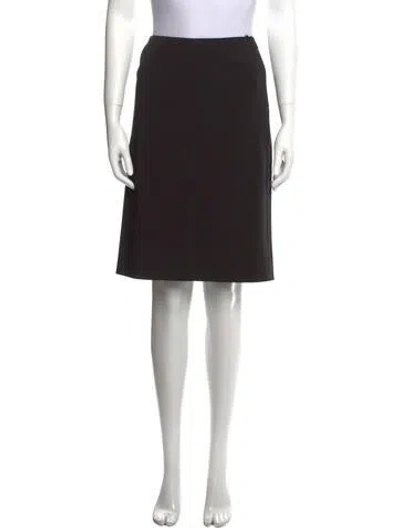 Pre-owned Prada Knee-length Skirt In Black