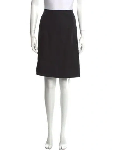 Pre-owned Prada Knee-length Skirt In Black