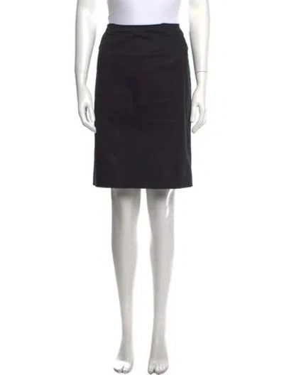 Pre-owned Prada Knee-length Skirt In Black