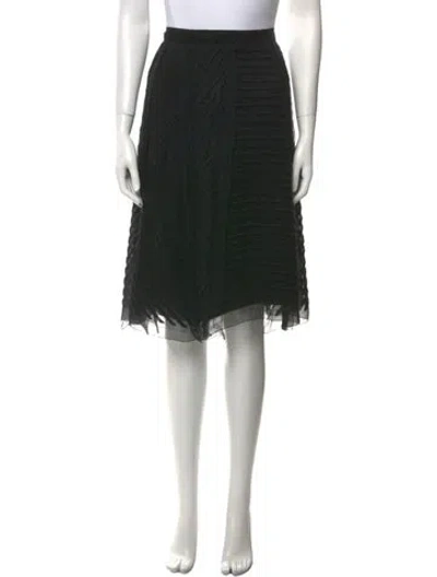 Pre-owned Prada Knee-length Skirt In Black