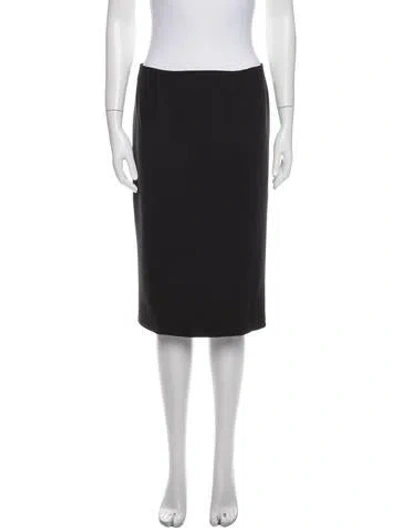 Pre-owned Prada Knee-length Skirt In Black