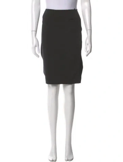 Pre-owned Prada Knee-length Skirt In Black