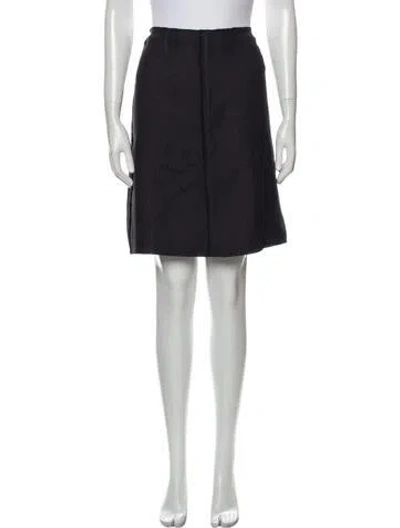 Pre-owned Prada Knee-length Skirt In Blue