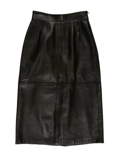 Pre-owned Prada Knee-length Skirt In Gray