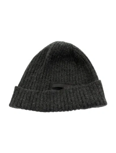 Pre-owned Prada Knit Beanie In Grey