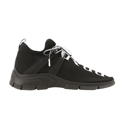 Pre-owned Prada Knit Fabric Sneakers 'black'