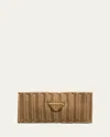 Prada Knit Virgin Wool Headband In F0040 Cammello