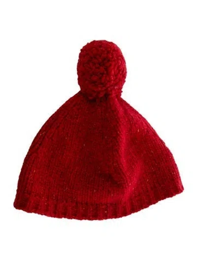 Pre-owned Prada Knited Beanie In Red