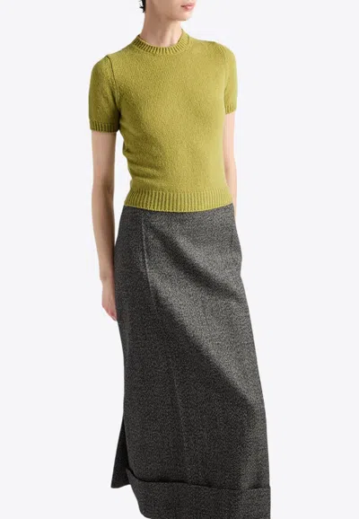 PRADA KNITTED CASHMERE TOP