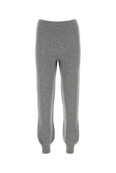 Prada Knitted Track Trousers In Grey