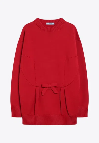 PRADA KNITTED WOOL SWEATER