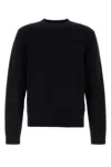 Prada Wool And Cashmere Sweater In Blue
