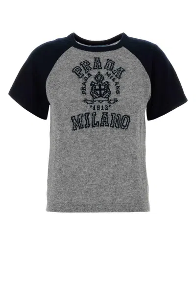 Prada Knitwear In Gray