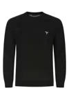 Prada Sweatshirt Aus Technischer Baumwolle In Black