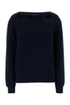 Prada Cotton Crew-neck Sweater In Blue