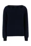 Prada Cotton Crew-neck Sweater In Blue