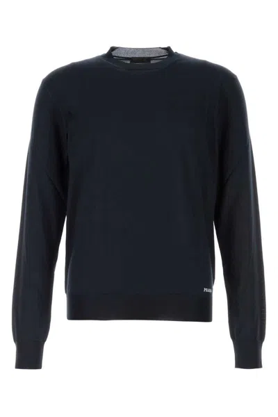 Prada Knitwear In Blue