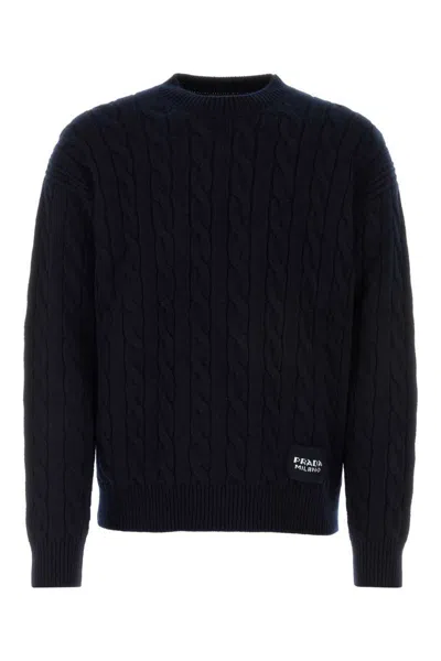 Prada Knitwear In Blue