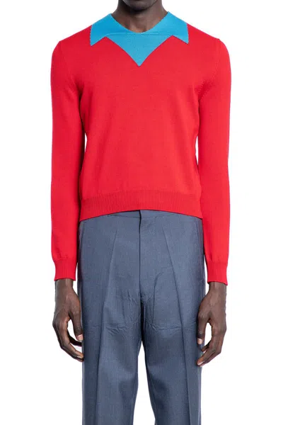 Prada Knitwear In Red