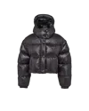 Prada Black Re-nylon Down Jacket In Black