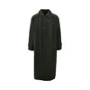 Prada L Loden Coat In Green