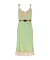 Prada Suspender Dress In Multi
