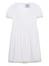 Prada Embroidered Vintage-look Fabric Mini-dress