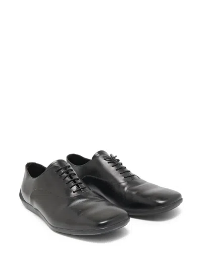 Pre-owned Prada Lace-up Derby Shoes In Black