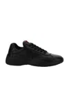 Prada Lace-up Sneakers In Black