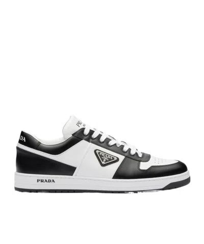 PRADA LACE-UP LOW-TOP SNEAKERS