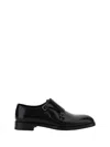 Prada Brogue Shoes Men Black In Black
