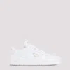 Prada Leather Sneakers In Bianco